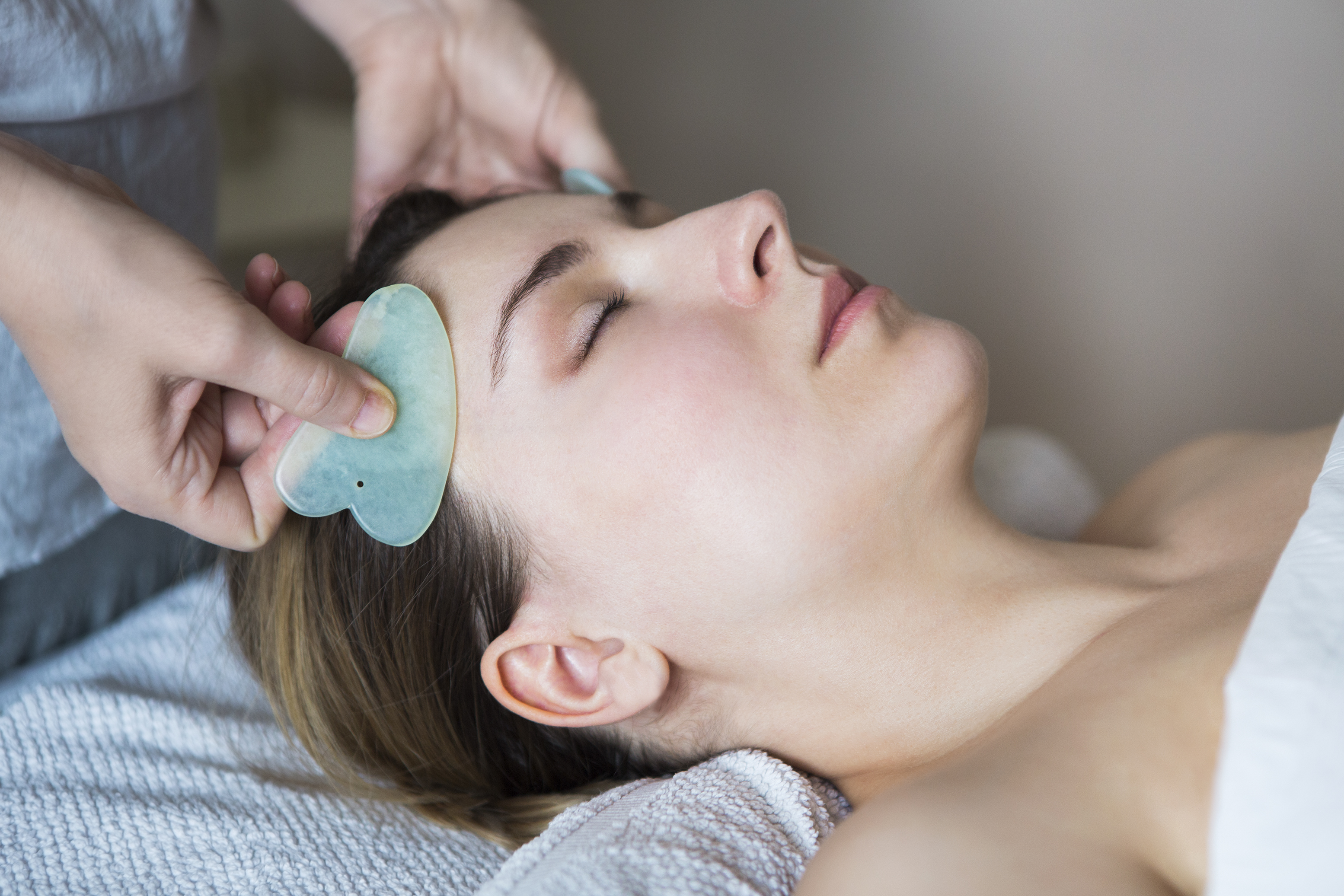 gua sha treatment - facial rejuvenation